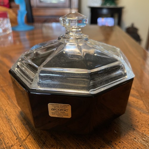Vintage arcoroc octime octagon - vintage,